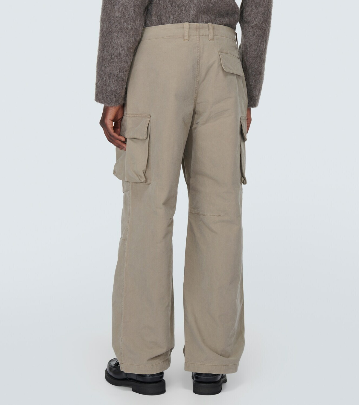 Marni draped-detail cargo pants - Brown