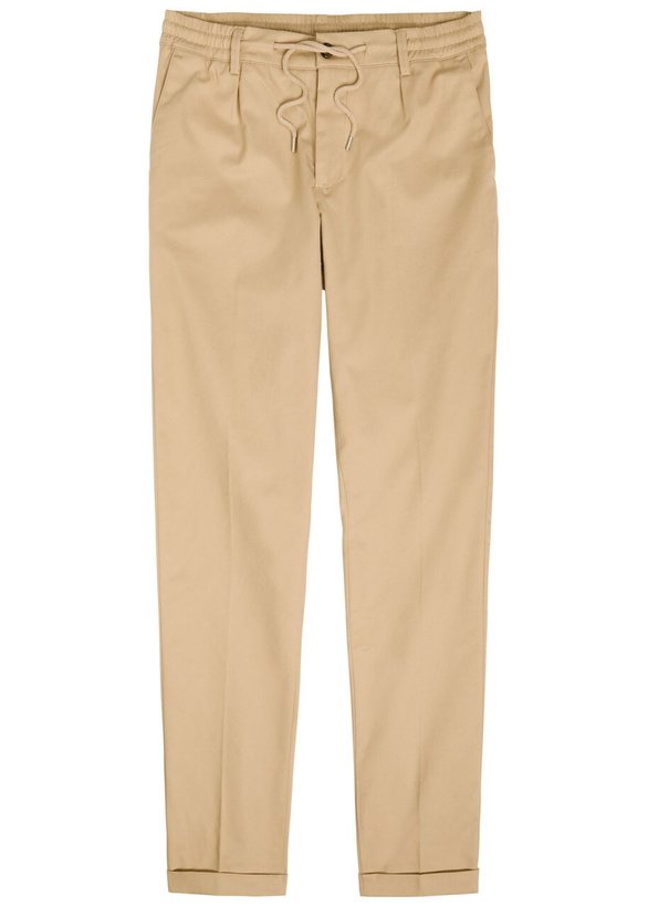 Photo: Aurélien Urban Stretch-cotton Trousers Beige