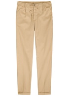 Aurélien Urban Stretch-cotton Trousers Beige