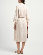 Peserico Womens Midi dress in Beige