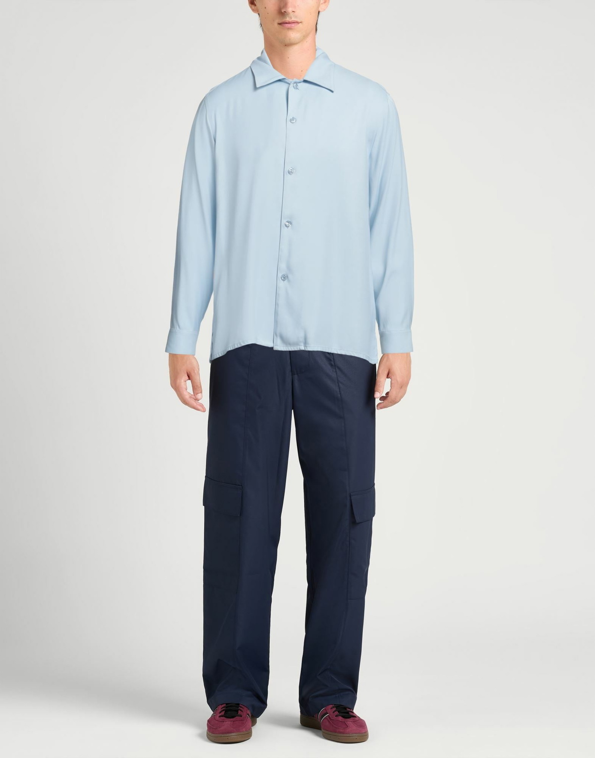 Sandro Mens Shirt Sky in Blue