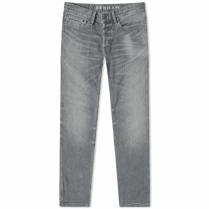 Photo: Denham Men's Razor Slim Fit Jean in Free Move Stonewash Grey