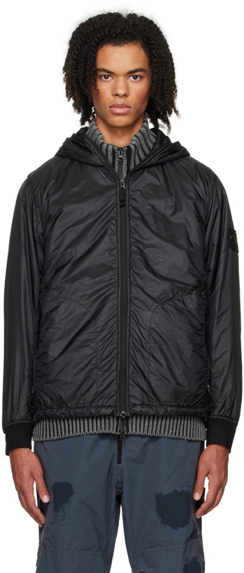 Photo: Stone Island Black Packable Jacket