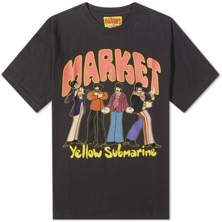 Photo: MARKET x Beatles Yellow Submarine Pose T-Shirt in Black