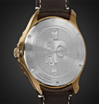 Baume & Mercier - Clifton Club Automatic 42mm Bronze and Suede Watch, Ref. No. M0A10503 - Green