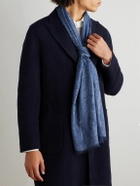 Etro - Paisley-Print Fringed Modal and Cashmere-Blend Scarf