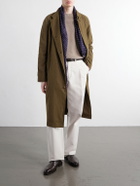 Anderson & Sheppard - Shell Trench Coat - Green