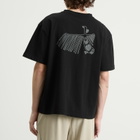 KA_YO_Prototype Men's Boxy Graphic T-Shirt in Black