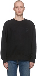 Nudie Jeans Black Logo Frasse Sweatshirt