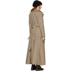 Marc Jacobs Tan Redux Grunge Nylon Trench Coat