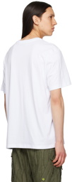 MSGM White Printed T-Shirt