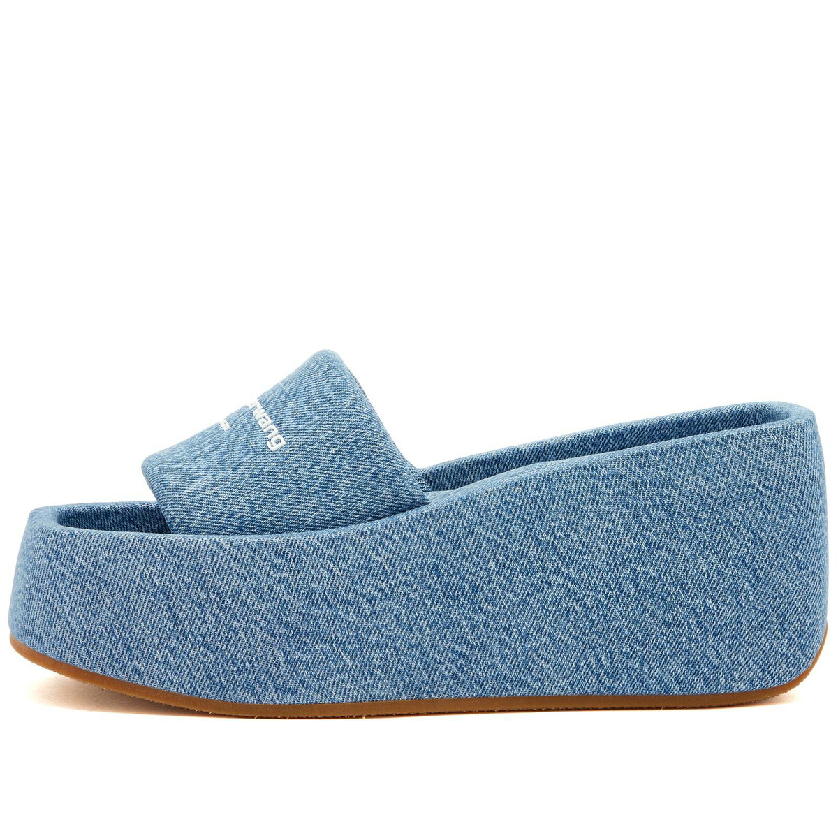 Alexander Wang Women's Taji Platform Logo Sandal in Vintage Light