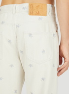 Martine Rose Relaxed Floral Print Jeans