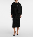 Erdem Lurex® fil coupé jacket