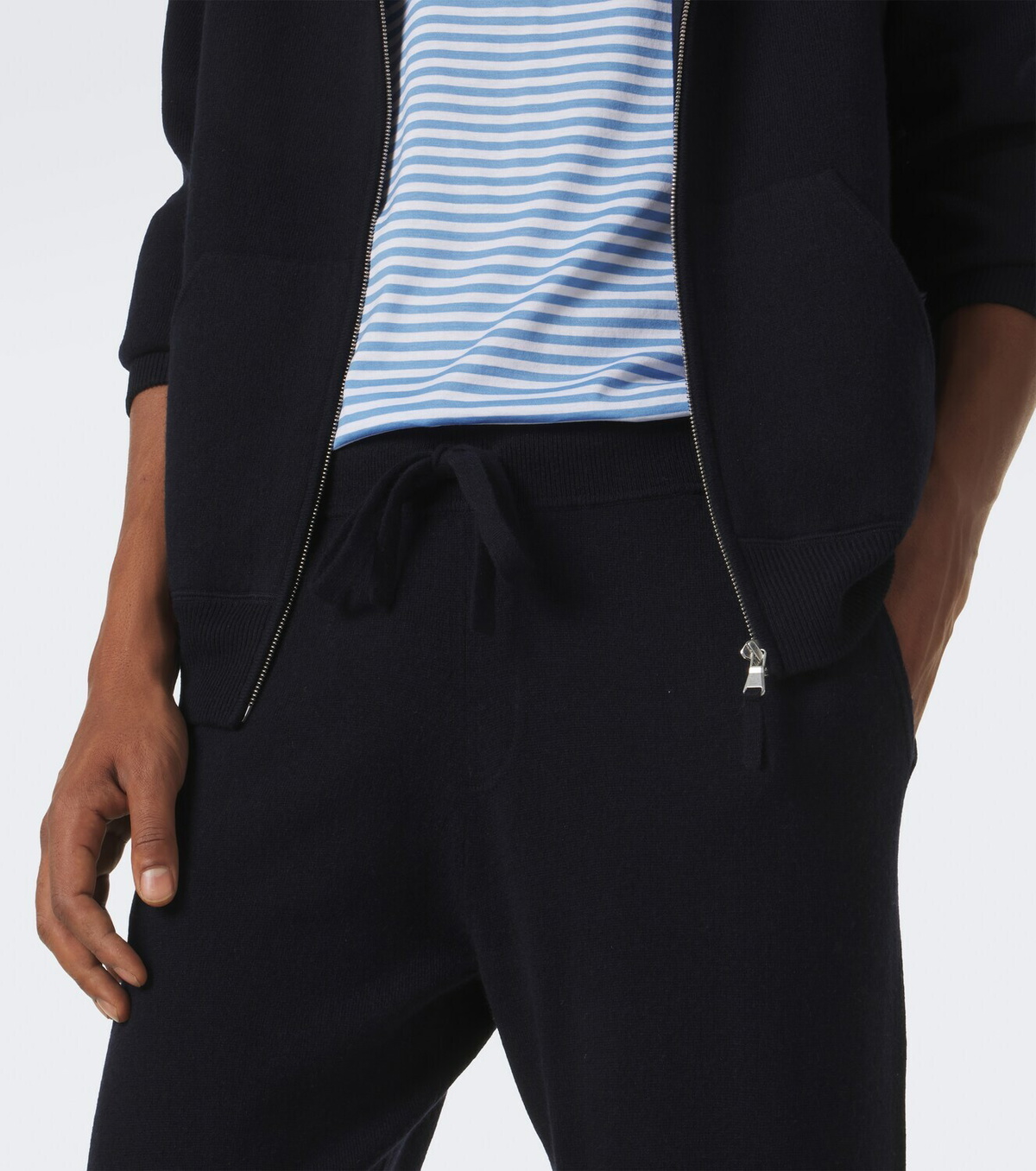 Allude Wool and cashmere sweatpants