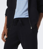 Allude Wool and cashmere sweatpants