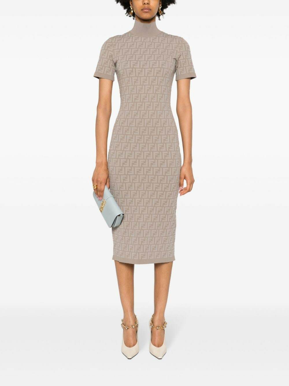 FENDI - Ff Midi Dress Fendi