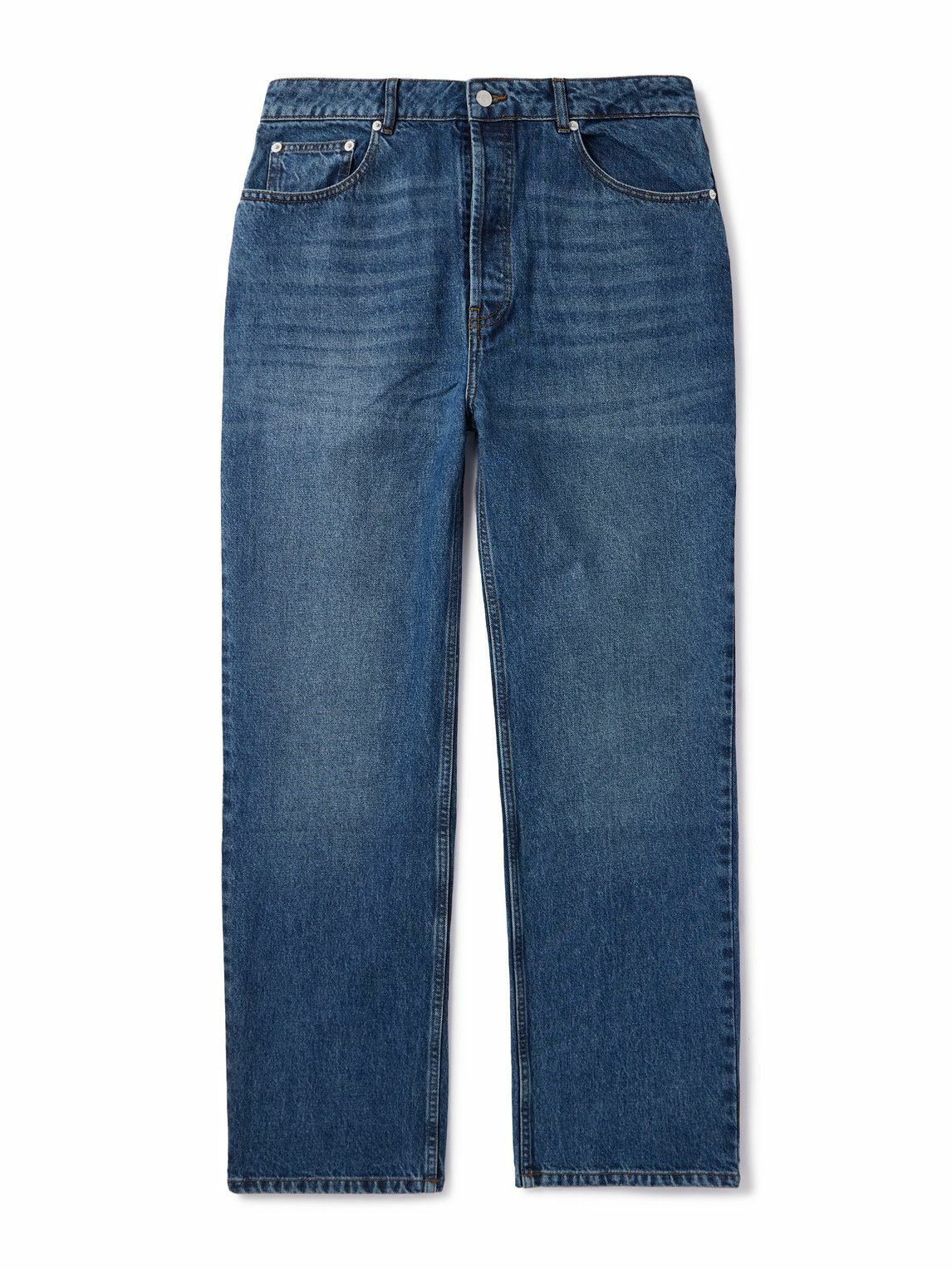Officine Générale - Vintage Original Straight-Leg Jeans - Blue
