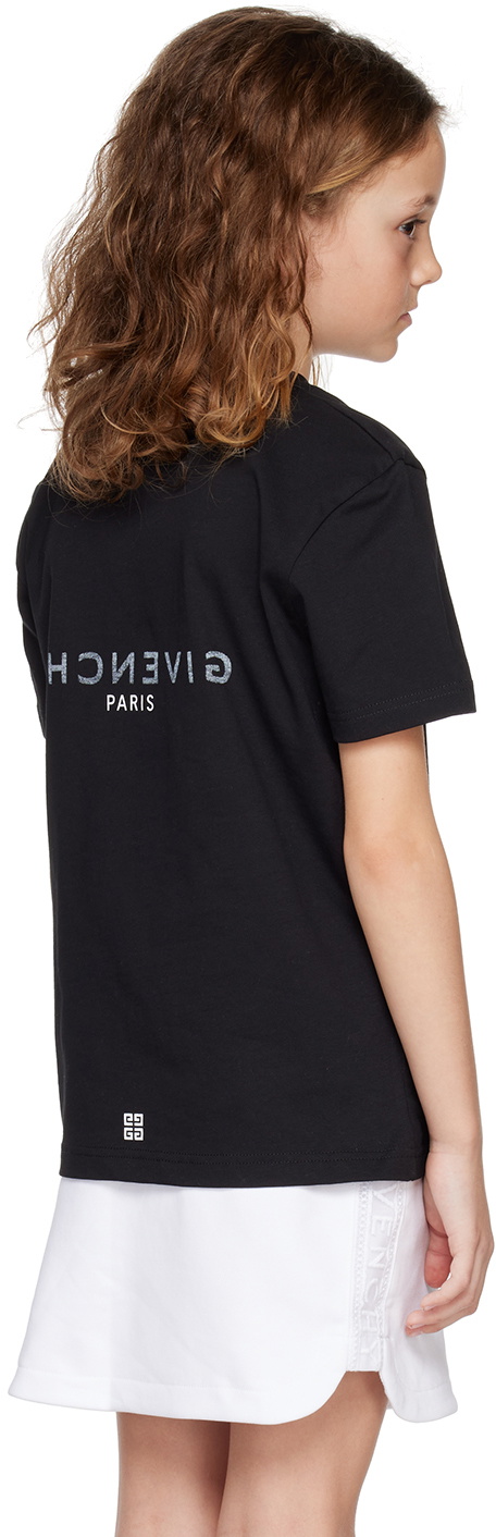 Givenchy Kids Black Printed T-Shirt Givenchy