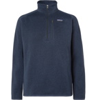 Patagonia - Better Sweater Fleece-Back Knitted Half-Zip Sweatshirt - Blue