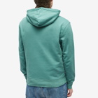 Maison Kitsuné Men's Fox Head Patch Regular Hoodie in Teal Grey