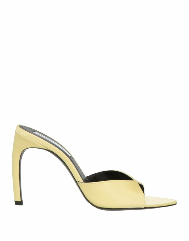 Photo: Victoria Beckham Womens Sandals Pastel in Yellow