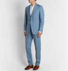 Richard James - Striped Linen Suit Jacket - Blue