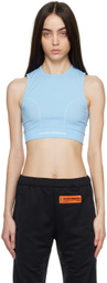 Heron Preston Blue Polyamide Sport Top