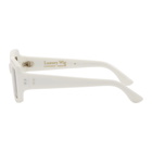 RAEN White Luxury Wig Edition Flatscreen Sunglasses