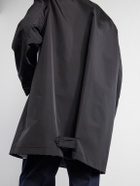 LOEWE - Logo-Embroidered Twill Trench Coat - Black