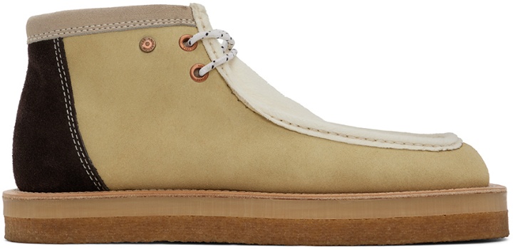 Photo: Andersson Bell White & Beige Credose Desert Boots