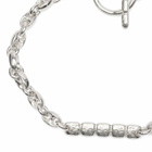Maple Men's Steely Bracelet in Silver