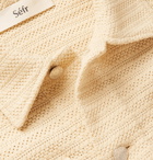 Séfr - Eric Crochet-Knit Jacket - Neutrals