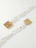 éliou - Juno Gold-Plated Freshwater Pearl Necklace