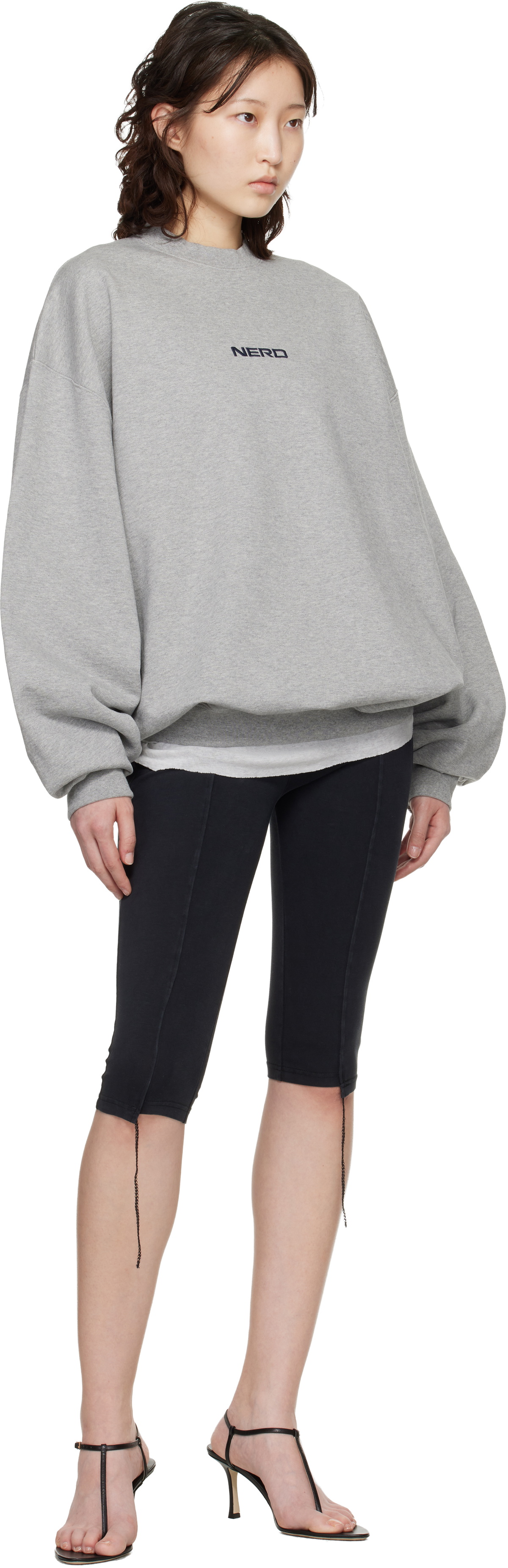 VETEMENTS Black Cut-Up Capri Trousers