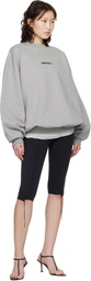 VETEMENTS Black Cut-Up Capri Trousers