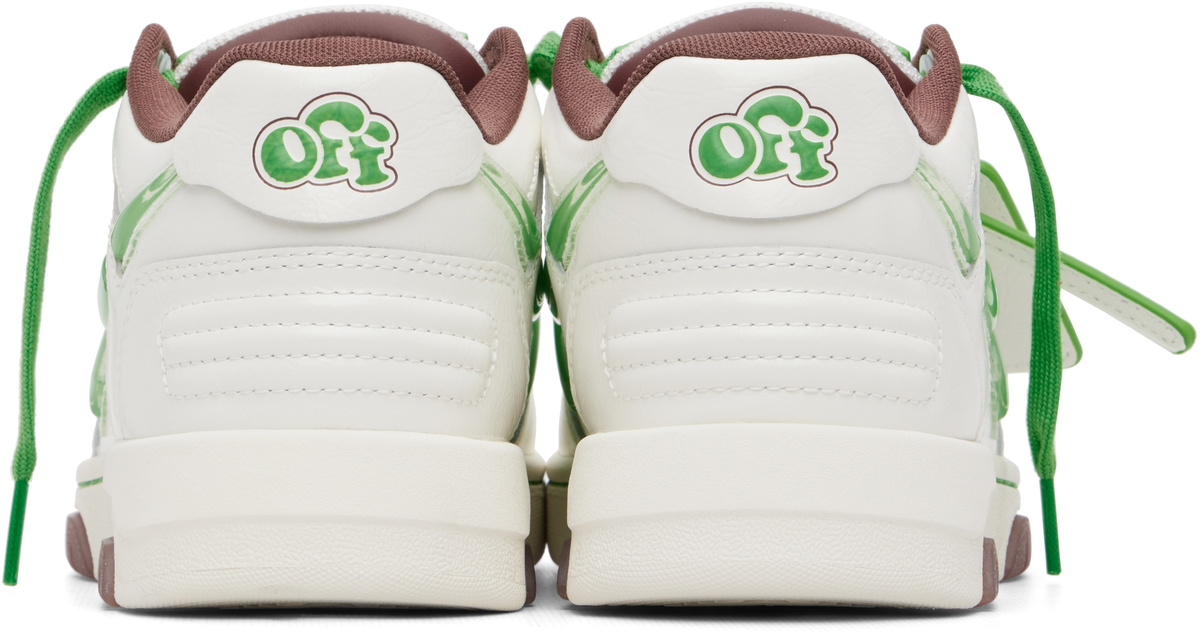Off-White White 'Out Of Office' Bubble Arrow Sneakers