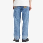 Billionaire Boys Club Men's Astro Denim Jeans in Mid Wash Blue