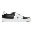 Givenchy Black and Silver Strap Urban Knots Sneakers