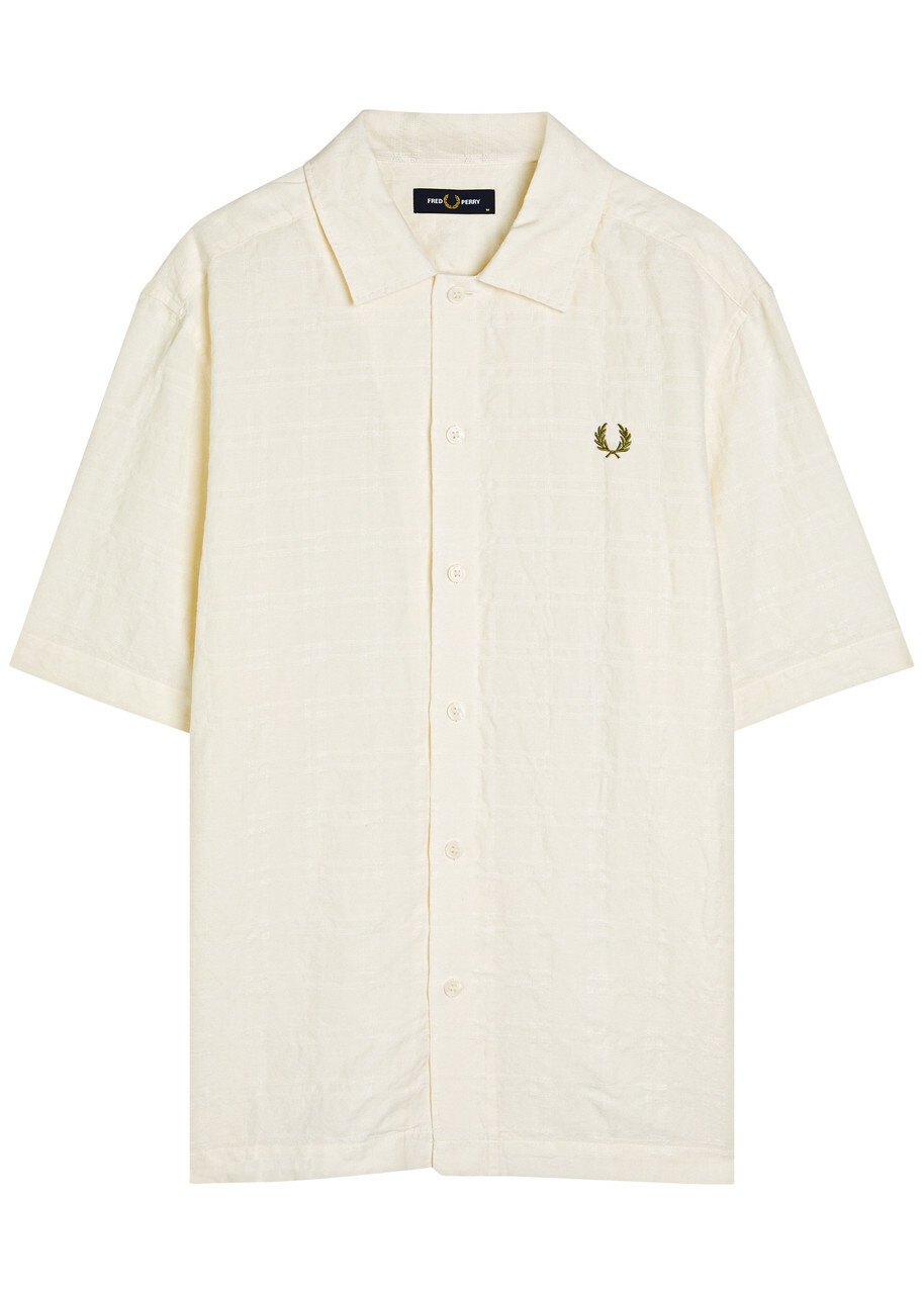 Fred Perry x Miles Kane Bowling Shirt Black Fred Perry