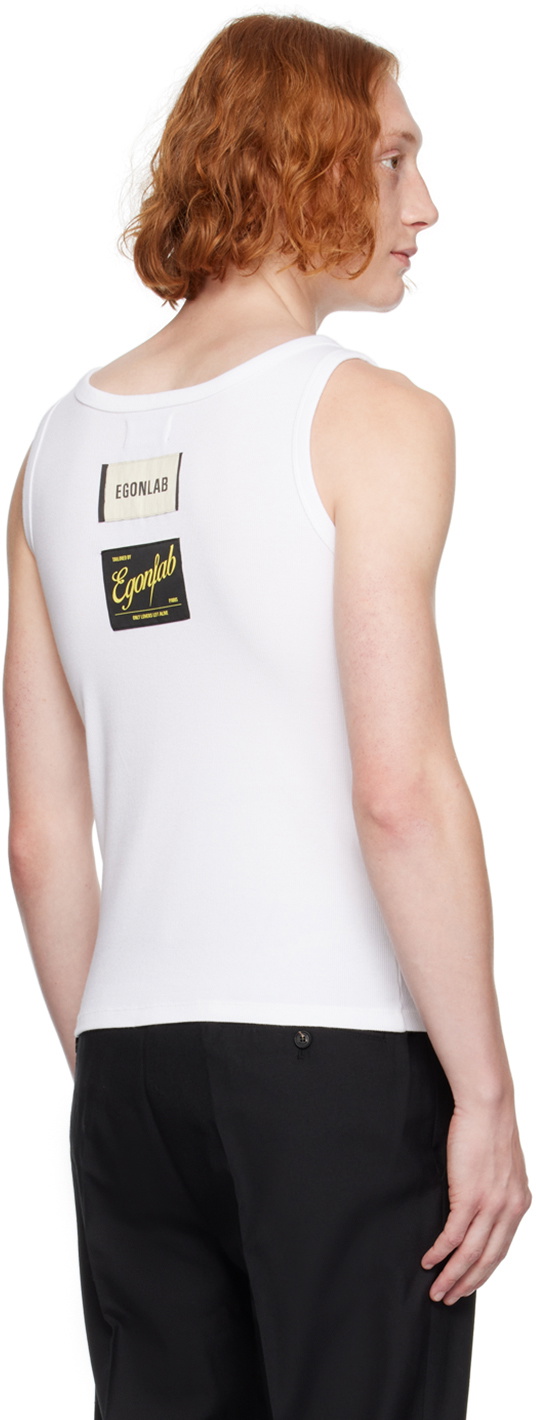 EGONlab White Egonic Tank Top