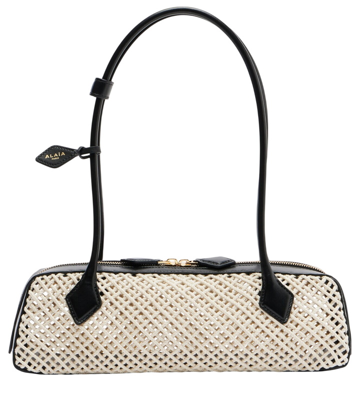 Photo: Alaïa Le Teckel Medium woven shoulder bag