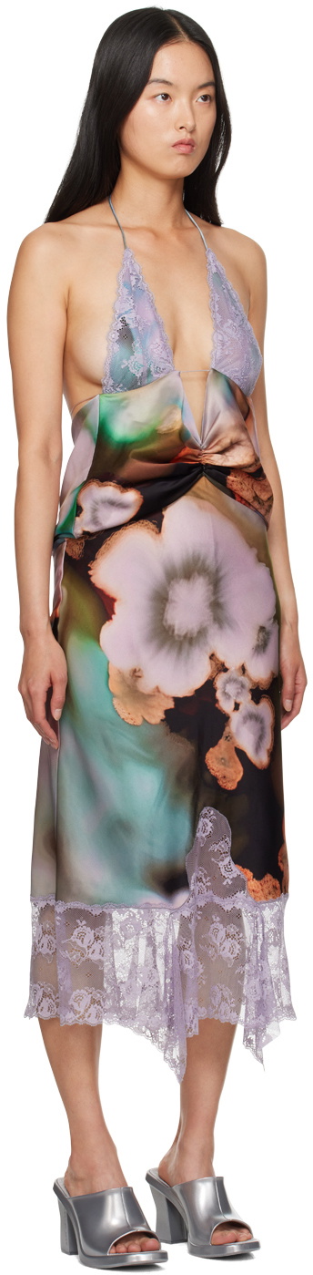 Collina Strada Multicolor Court Slip Midi Dress