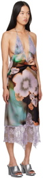Collina Strada Multicolor Court Slip Midi Dress