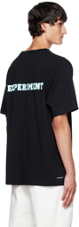 Uniform Experiment Black Printed T-Shirt