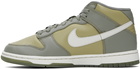 Nike Gray Dunk Mid Sneakers