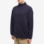 Garbstore Men's Mock Neck T-Shirt in Navy