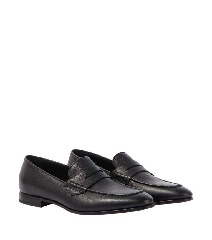 Photo: Canali Leather penny loafers