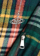 Vivienne Westwood Bernardo Tartan Wool-blend Bomber Jacket Multicoloured