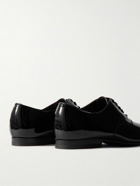 Ralph Lauren Purple label - Paget II Patent-Leather Oxford Shoes - Black